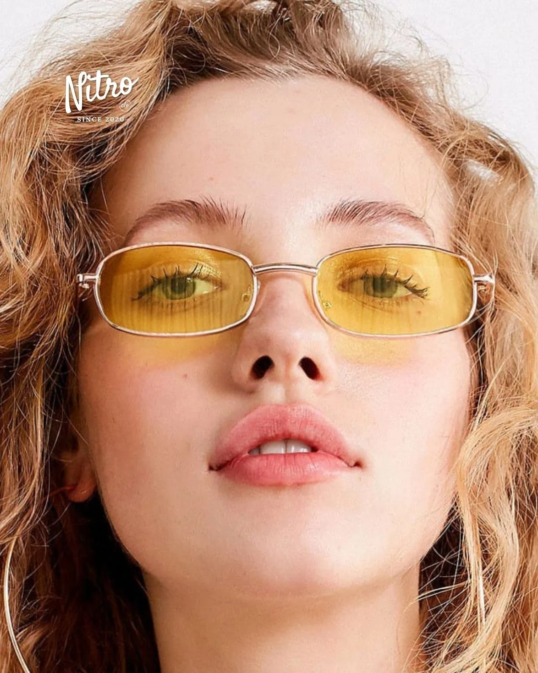 Gafas Berlin Amarillas, con modelo 1