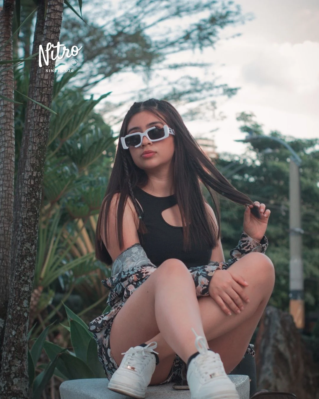 Gafas Europe Blancas, con modelo 1