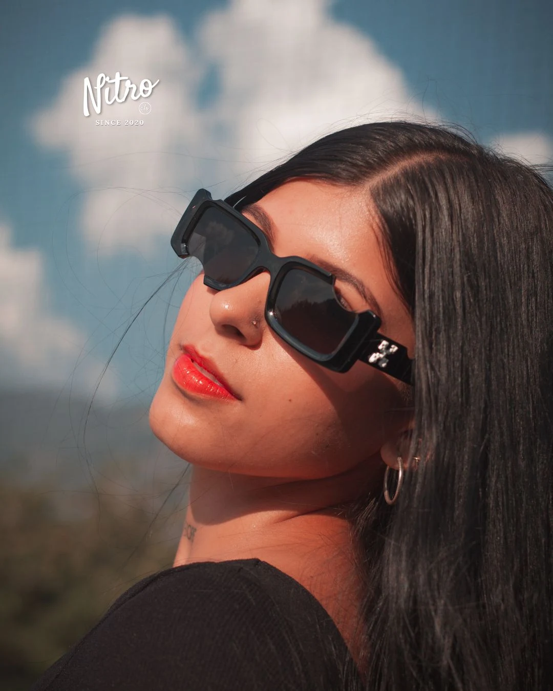 Gafas Europe Negras, con modelo 1