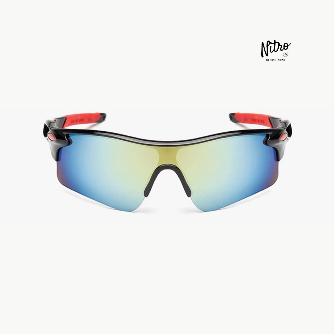 Gafas Impact Negras lente espejo, foto 1