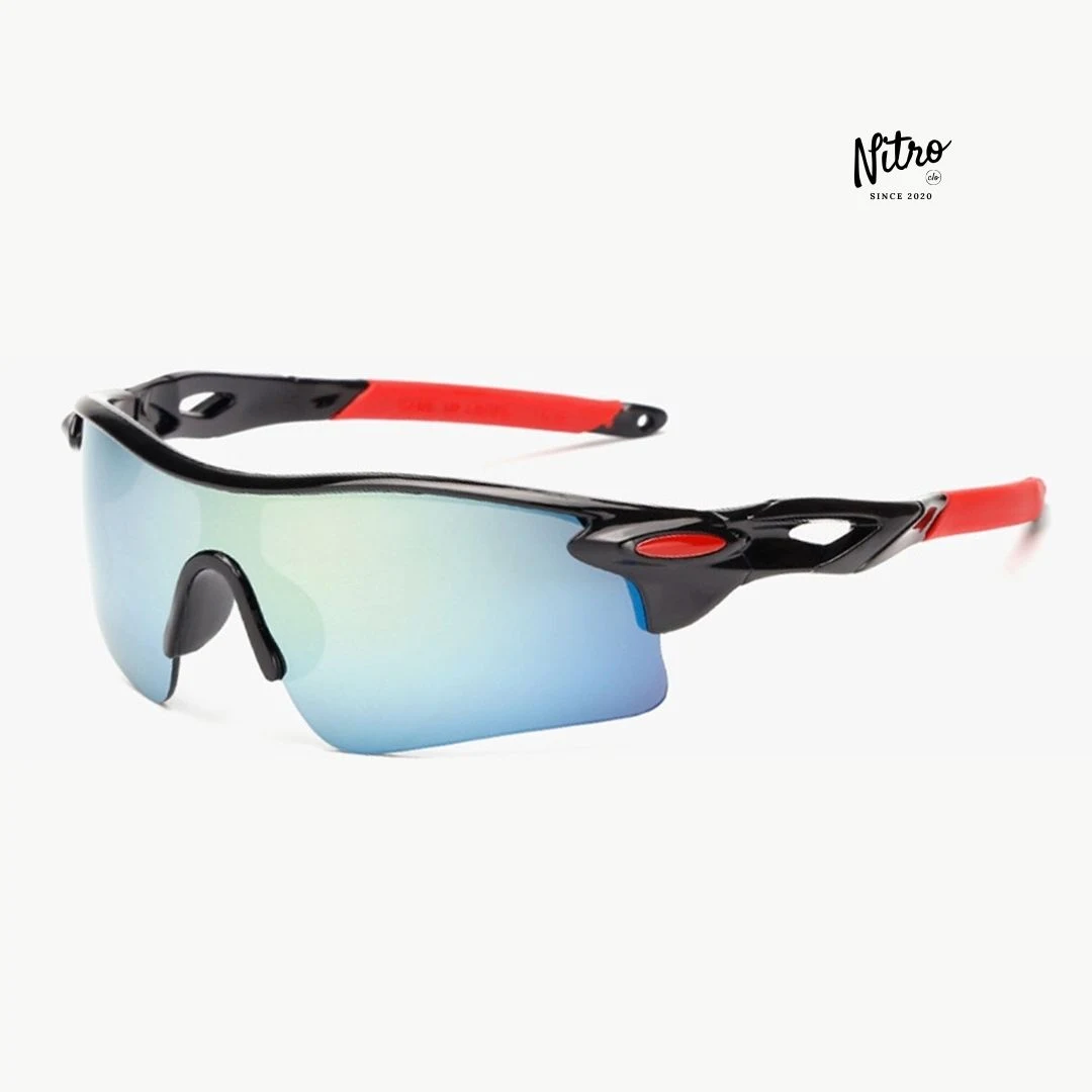 Gafas Impact Negras lente espejo, foto 2