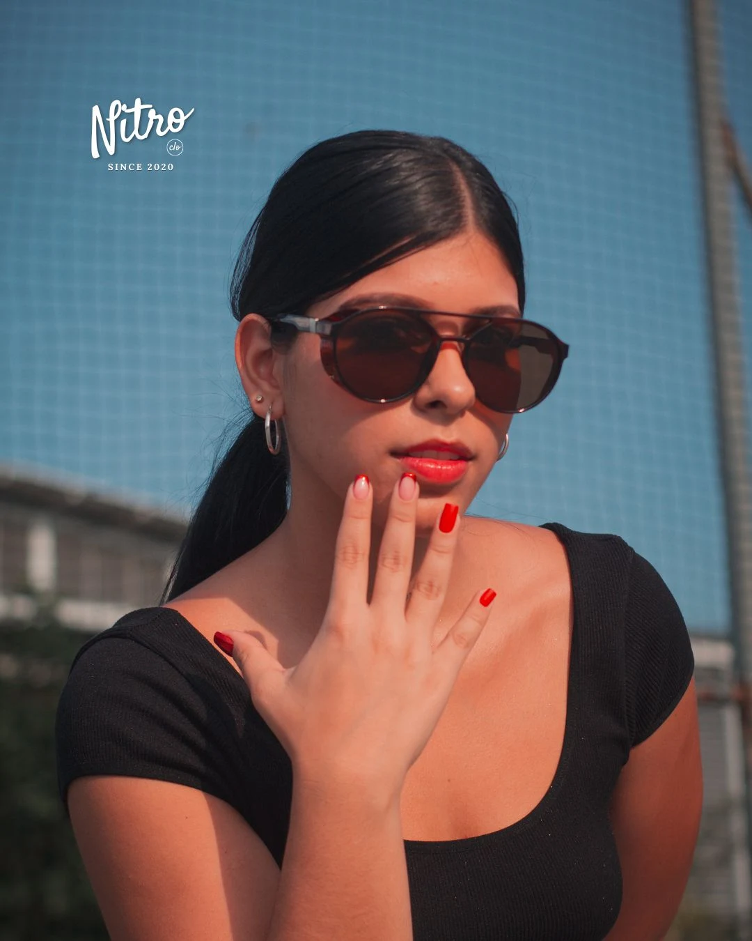 Gafas Malibu Cafes, con modelo 2