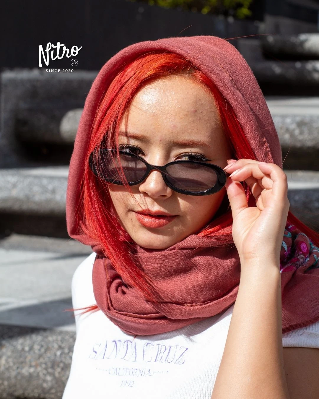Gafas Miami Negras, con modelo 1
