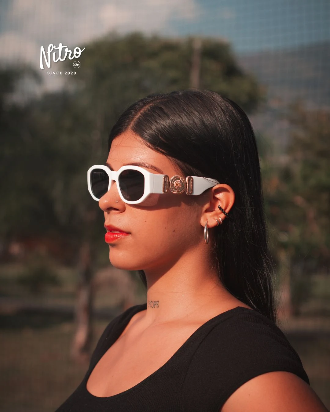 Gafas Versace Blancas, con modelo 5